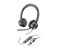 Słuchawki biurowe, callcenter Poly Blackwire 8225 Stereo USB-A/USB-C